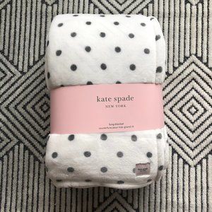 Kate Spade Super Soft King Polkadot Blanket